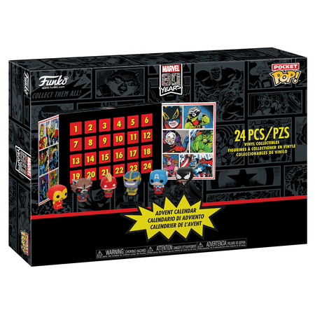 Advent Calendar Marvel 24pc Pkt Pop Walmart Com