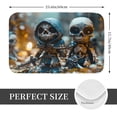 thumbnail image 2 of Non Slip Door Mat, Cute Skeletons Figurines Fast Drying Bath Tub Mats, Absorbent Bathroom Rugs Entrance Welcome Mat, Bath MatS for Tub, Floor, Home, Kitchen, Hotel,16x24in, 2 of 7