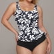 thumbnail image 4 of Conjunto de Trajes de Baño para Mujeres Cordón Sólido Ambos Lados Trajes de Baño, Cuello en V Trajes de Baño para Piscina Y Playa, Traje de Baño de Verano sin Negros Sexy, 4 of 8