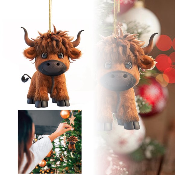 Exquisite Small Cow Pendant Bohemian Necklace for Women Unique Animal Jewelry Fashion Accessory