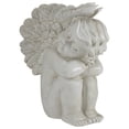 thumbnail image 3 of Northlight 7.25" Ivory Right Facing Sleeping Cherub Angel Outdoor Garden Statue, 3 of 5