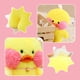 thumbnail image 3 of 30CM Kawaii Lalafanfan Pato, Juguete De Peluche De Pato De Peluche, Patito De Peluche Con Ropa Lentes Y Accesorios, Juguete De Felpa Suave, Regalo De Cumpleaños Para Niñas Y Novia(Azul), 3 of 3