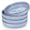 Haze Blue-Aether Series, variant on Nature Series Cream Khaki Stoneware Serving Bowl Set, 4 Count