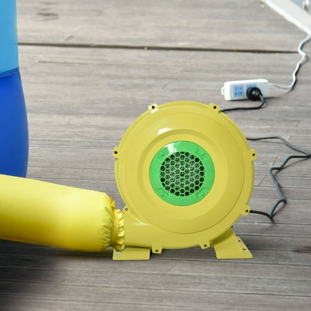 

Walmeck Electric Air blower 750-Watt Fan Blower Pump for Inflatable House Yellow
