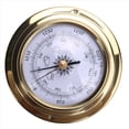 thumbnail image 3 of 2X B9193 Multifunctional Household Weather Station Aneroid Barometer,2 x Barometer,gold, 3 of 8