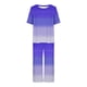 thumbnail image 3 of Pijamas de Verano para Mujeres, Suelto Impreso Manga Corta Superior Y Pantalones Recortados, Cuello Redondo Casual, 3 of 6