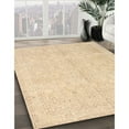 thumbnail image 3 of Ahgly Company Machine Washable Indoor Rectangle Traditional Brown Gold Area Rugs, 7' x 10', 3 of 7