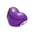 thumbnail image 3 of 925 Sterling Silver Purple Heart Charm Bead for Bracelet Charms Bangle Pendant Jewelry, 3 of 4