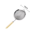 thumbnail image 2 of ievspot 304 Stainless Steel Mesh Strainer Ergonomic Handle Filter Spoon Wire Flour Sifter Sieve Metal Colander Skimmer Kitchen Supplies, 2 of 8