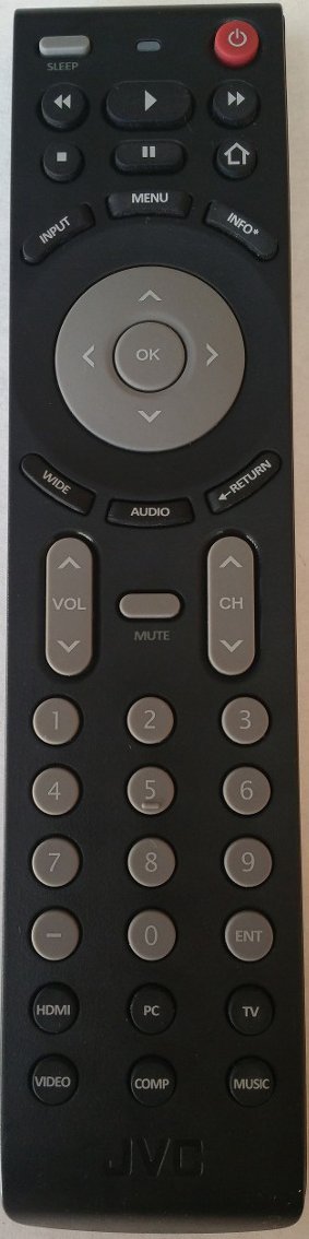 Remote Control Compatible with JVC Emerald Series Replacement for JVC