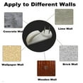 thumbnail image 3 of 24 Pcs Crochets Muraux en Plastique Blanc Sans Trace Invisibles pour Cadres Photo, 3 of 8