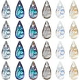 thumbnail image 1 of 24 cuentas de cristal en forma de lágrima, 6 colores, facetadas, para araña, colgantes de diamantes de imitación, guirnaldas de cuentas para cortinas colgantes., 1 of 5