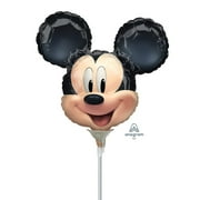 10 inch Mickey Mouse Forever Mini Shape (Air-Fill Only) Foil Mylar Balloon - Party Supplies Decorations