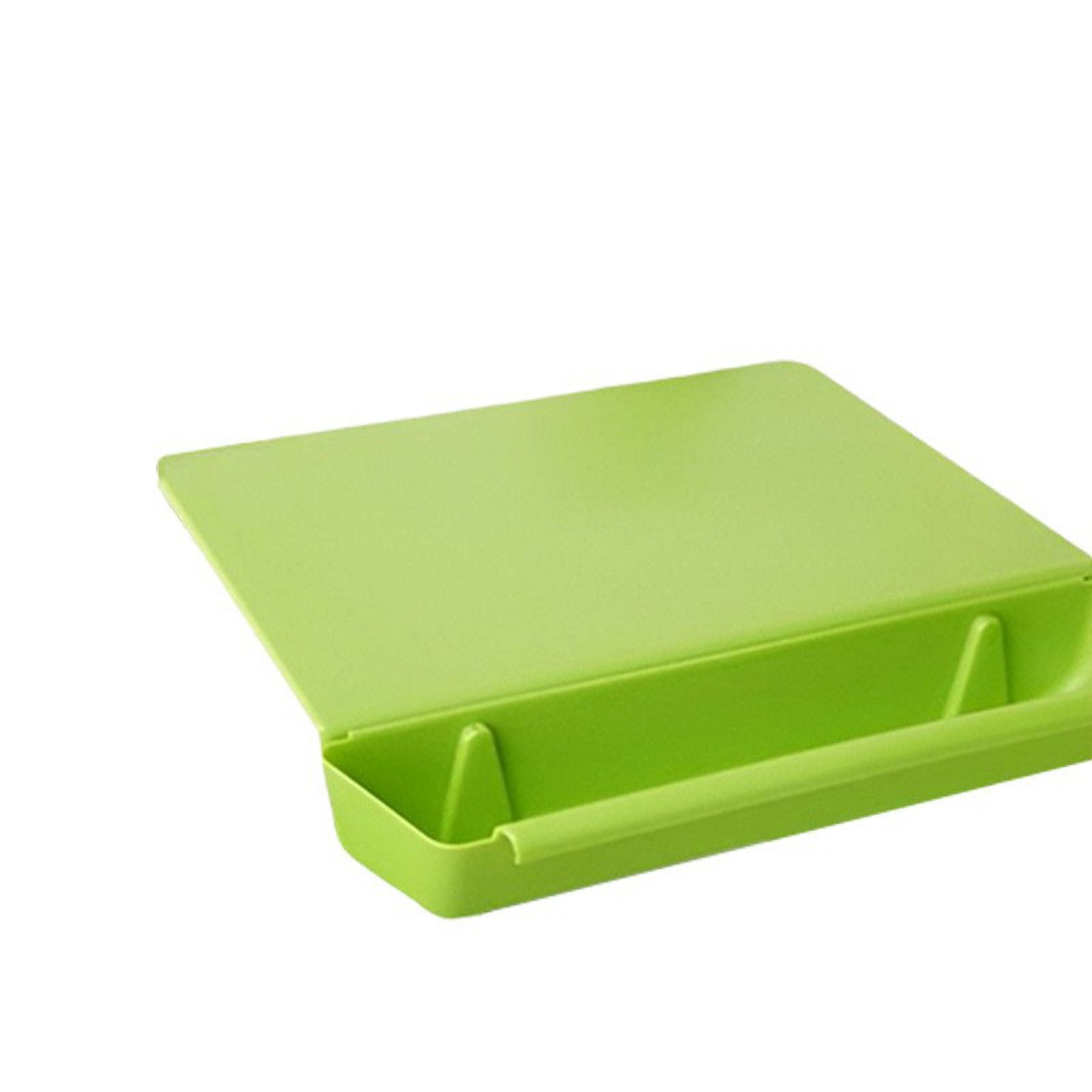 RBCKVXZ -in-1 Foldable Mat With Storage Basket Two In One Cutting Board Non Slip Cutting Board Detachable Kitchen Supplies Plastic Cutting Board Set