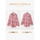thumbnail image 4 of Blusa Eytino para mujer, talla grande, cuello en V, manga larga, 4 of 6
