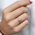 thumbnail image 2 of Bluebell Jewels 14K Yellow Gold Finish Oval Cut CZ Promise & Anniversary Ring for Women, 2 of 6