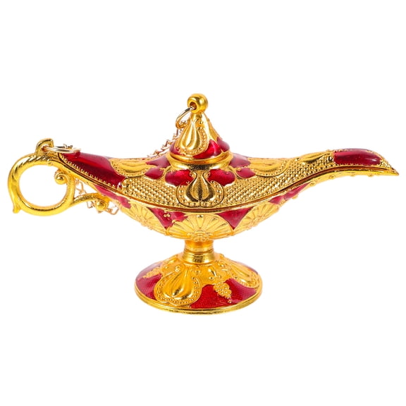 Soimiss Vintage Red Desktop Ornament for Study Office and Yoga Room Decor