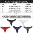 thumbnail image 3 of Lace Underwear For Womens Bikini Panties Soft Hipster Panty Ladies Stretch Sexy Briefs Ladies Underwear plus Size Thong Leather Panties for Women High Waist 22/ 24 Fancy on Clearance L Red, 3 of 5