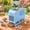 Blue, variant on Electric Bird Seed Sheller & Chaff Separator, Bird Seed Husk Separator, 5 Speed Grain Winnower Machine with Dual Drawer, USB Powered