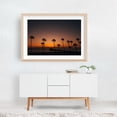 thumbnail image 6 of Palms, Manhattan Beach 02 - Los Angeles California Photography Sunset Beach Palm Tree Ocean Coast Tropical Landscape Unframed Wall Art Print 32 x 48 inches, 6 of 7