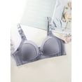 thumbnail image 5 of Women's Stripe Graphic Elastic Front Buckle Maternity Nursing Bra, Breastfeeding Bra Underwear, 5 of 5