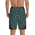 thumbnail image 3 of Easygdp Mandala Men's Short Pajama Pants, Sleep Shorts, Household Pants, Casual Pants with Pockets - Medium, 3 of 9