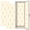 Color 1, variant on 2 Pcs School Locker Magnetic Wallpaper 12" x 36" Golden Polka Dot Seamless Cream Retro Celestial Reusable Removable Locker Accessories Back to School Supplies