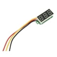 thumbnail image 4 of Mini Digital Voltmeter DC 0-100V LED Panel Voltage Meter 3-Digital With 3 Wires Red, 4 of 5