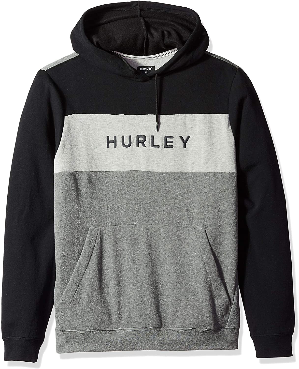 Hurley Men's Long Sleeve Fleece Pullover Hoodie, Black, M | Walmart Canada