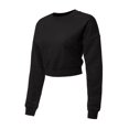 thumbnail image 3 of MixMatchy Women's French Terry Crop Pullover Sweatshirt, 3 of 4