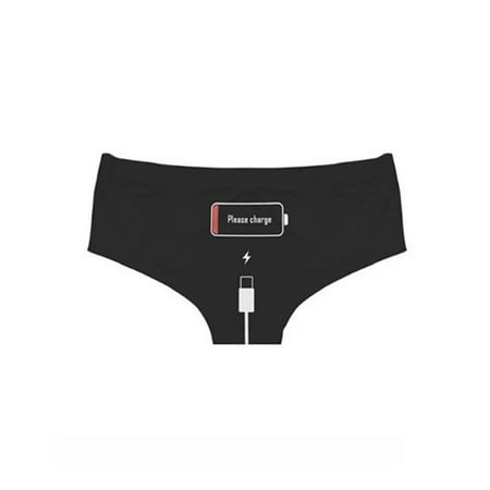 

AOOCHASLIY Underwear for Women Clearance Charge Print Ladies Thong Panties Cartoon Stretch Soft Seamless Underwear