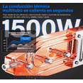 thumbnail image 2 of Termofusor Kit 1500w 0-380°c Digital Pantalla 6dados+tijeras Rosa, 2 of 5
