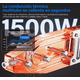 thumbnail image 2 of Termofusor Kit 1500w 0-380°c Digital Pantalla 6dados+tijeras Rosa, 2 of 5