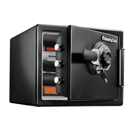 SentrySafe SFW082DTB Fire Resistant Safe and Waterproof Safe with Dial Combination 0.82 cu ft