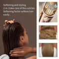 thumbnail image 3 of EELHOE collagen straight hair cream repair damaged hair quality smoothing manic split free straight hair soft cream, 3 of 4