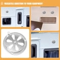 thumbnail image 3 of Raindrops 2pcs Stainless Steel Air Vent Damper for Ventilation Exhaust Dryer Cover Outside, 3 of 8