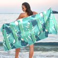 thumbnail image 6 of GZHJMY Cute Cartoon Crocodile Beach Towel Super Soft Microfiber Sand Free Beach Towels, Oversized Camping Pool Towel, Lightweight, Breathable & Quick Dry Towels, 31x71in Bath Towels, 6 of 7