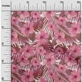 thumbnail image 2 of oneOone Silk Tabby Pink Fabric Tropical Floral Sewing Craft Projects Fabric Prints By Yard 42 Inch Wide, 2 of 4