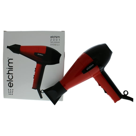 2001 Classic Hair Dryer - Red/Black by Elchim for Women - 1 Application Hair Dryer
