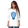 thumbnail image 3 of Shine a Light on Autism Bulb Symbol Long Sleeve TShirt Men Women Brisco Brands S, 3 of 6