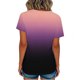 thumbnail image 4 of Tops para hombre, blusas y camisas de cuello redondo y manga corta para hombre, blusas y camisas casuales deportivas con estampado degradado divertido para hombre y mujer, blusas vintage de manga cort, 4 of 8