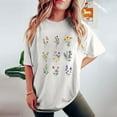 thumbnail image 4 of Midsumdr Womens Tops Summer Fashion Round Neck Short Sleeve Leisure Loose Plus Size Tops Casual Floral Printed Versatile Tops, Graphic Tees, 4 of 4