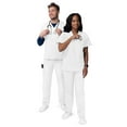 thumbnail image 3 of Sivvan Unisex Classic Scrub Set V-Neck Top/Drawstring Pants (Available in 15 Solid Colors), 3 of 7