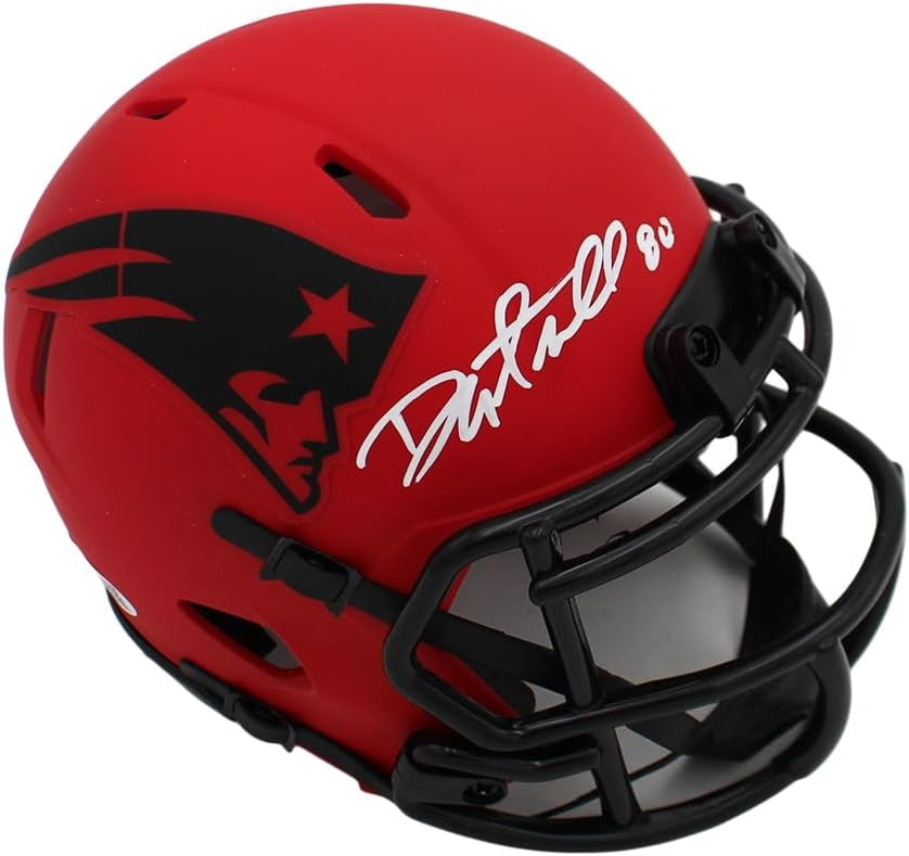 Danny Amendola Autographed/Signed New England Speed Rave Football Mini Helmet