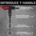 thumbnail image 3 of 8 Pieces Metric T Handle Allen Wrench Set, 2-10 mm, Ball Head, Standard Long Tee Handle Allen Hex Key Set, Heavy Duty Excellent, 3 of 7