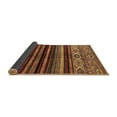thumbnail image 2 of Ahgly Company Indoor Square Abstract Brown Modern Area Rugs, 3' Square, 2 of 4