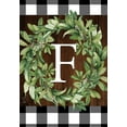thumbnail image 3 of Briarwood Lane Wreath Monogram F Garden Flag, 3 of 4