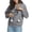 Dark Gray, variant on Cat Dog Pouch Hoodie Pet Carrier Sweatshirt Large Pocket Pullover Shirt for Women Animal Holder Cute Tops