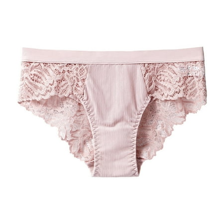 hoksml Briefs for Women  Women Sexy Lace Underwear Lingerie Thongs Panties Ladies Hollow Out Underwear on Clearance