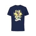thumbnail image 1 of Disney Princess Tiana It’s My Birthday - Short Sleeve Cotton T-Shirt for Adults - Customized-Athletic Navy, 1 of 4